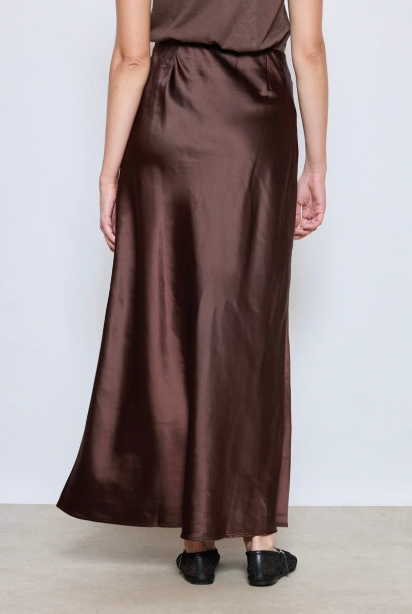 Evie Skirt - Chocolate Brown