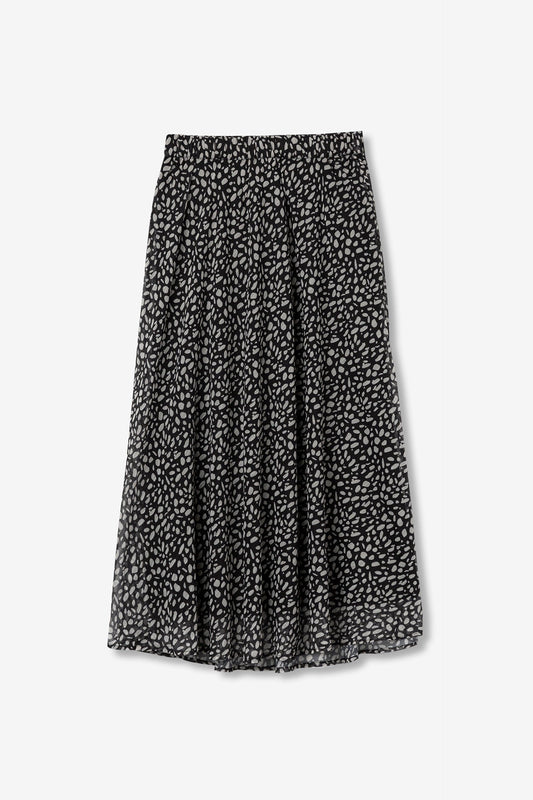 'Dalmata' A-Line Skirt - Monochrome