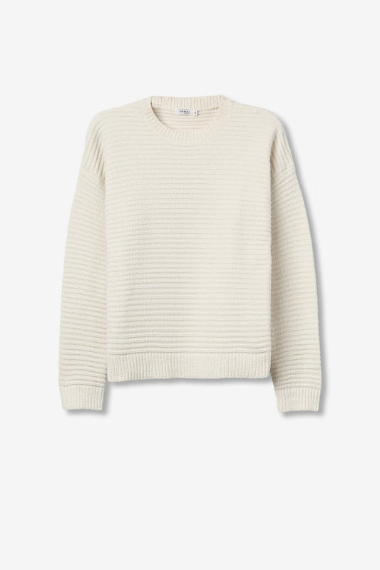 'Galena' Brushed Knit Sweater - Birch