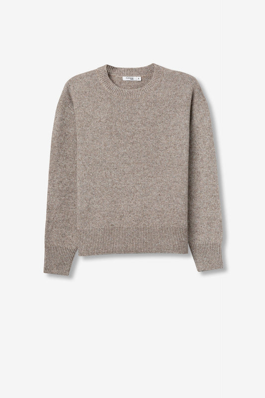 'Therion' Wool Blend Jumper - Beige