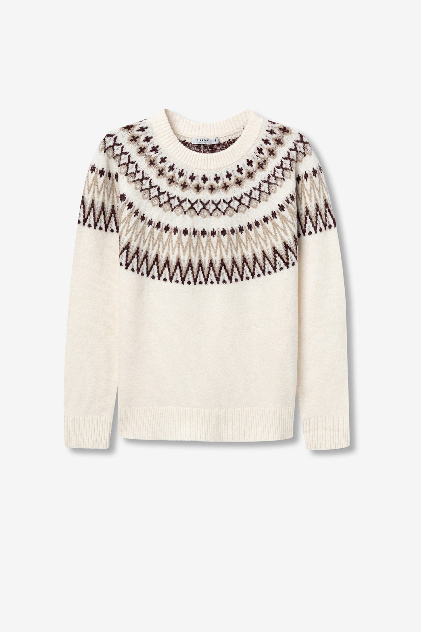 'Alberta' Fairisle Jumper - Birch