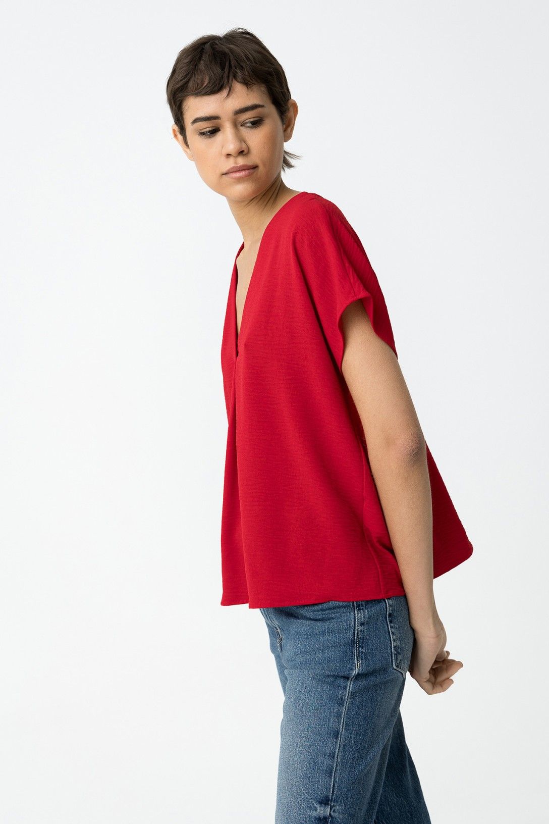 Tiffosi 'Maxine' Blouse - Red
