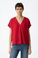 Tiffosi 'Maxine' Blouse - Red
