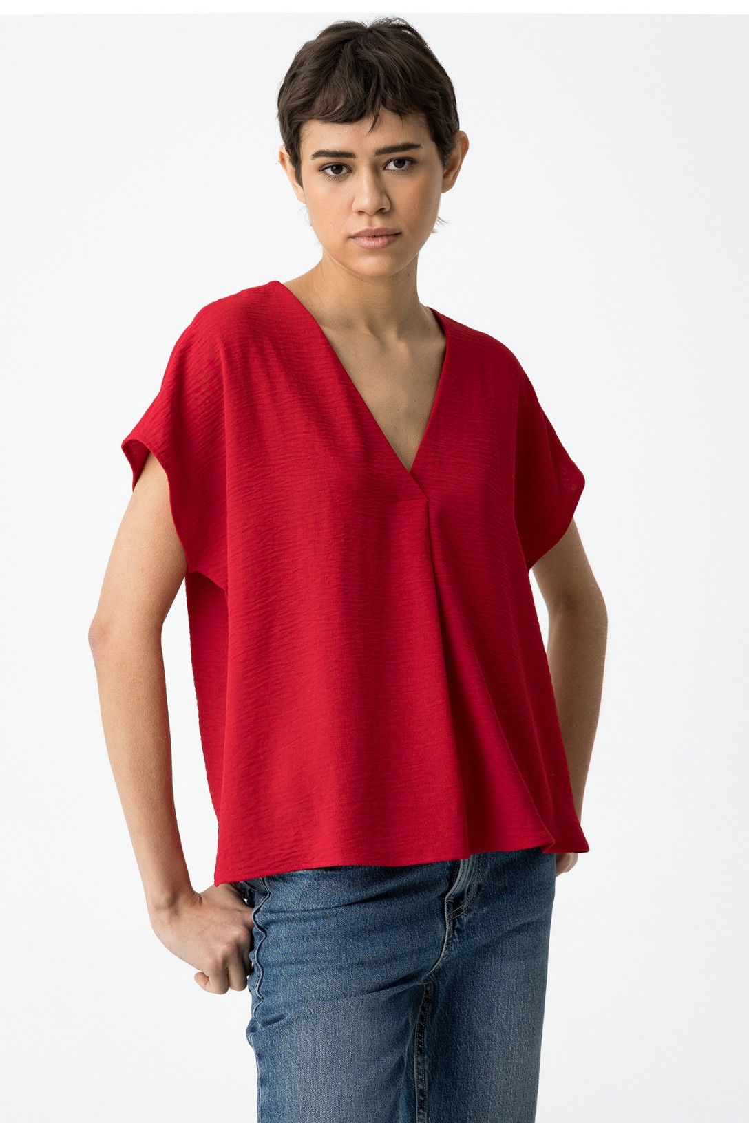 Tiffosi 'Maxine' Blouse - Red