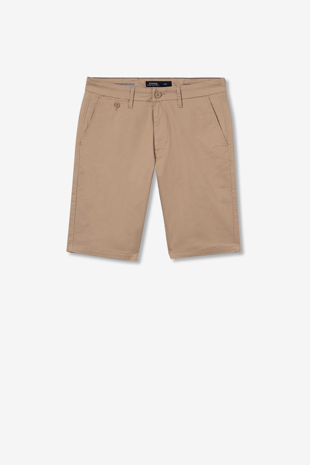 Tiffosi Slim Chino Shorts - Beige