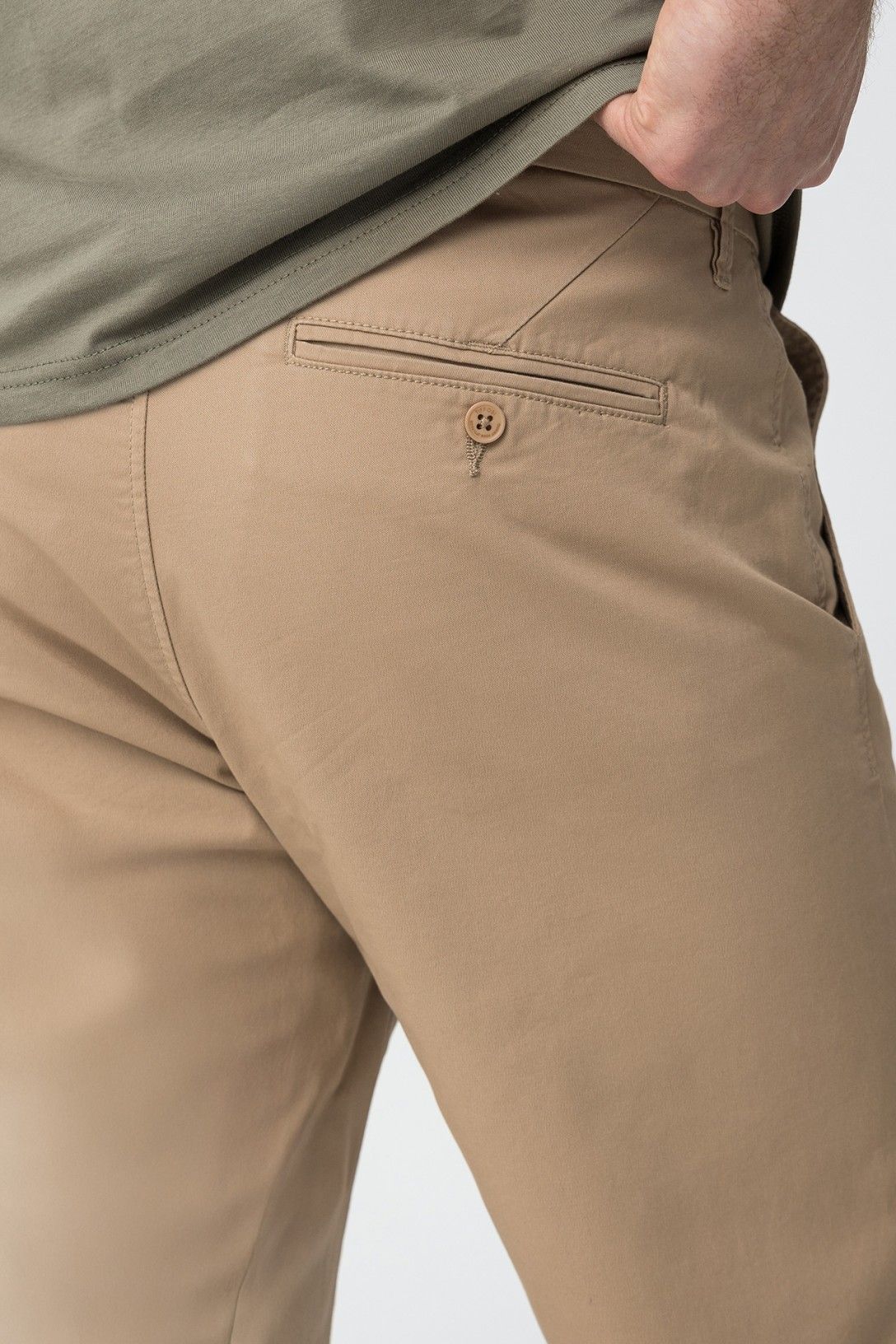 Tiffosi Slim Chino Shorts - Beige