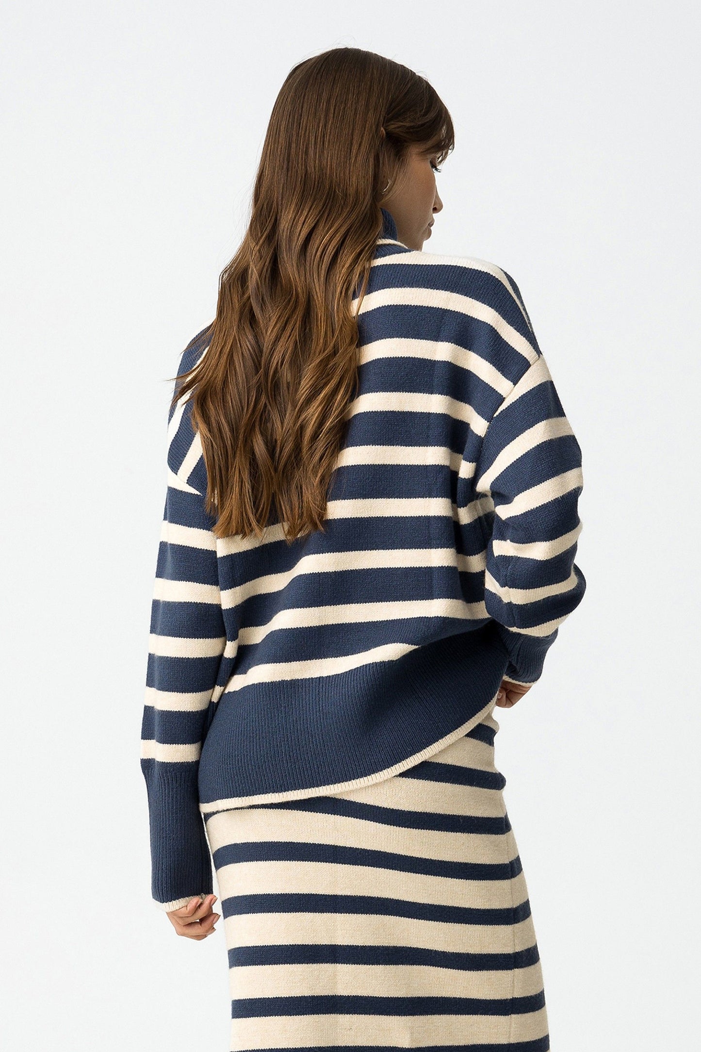 'Circe' Relaxed Fit Jumper - Moonlight Blue