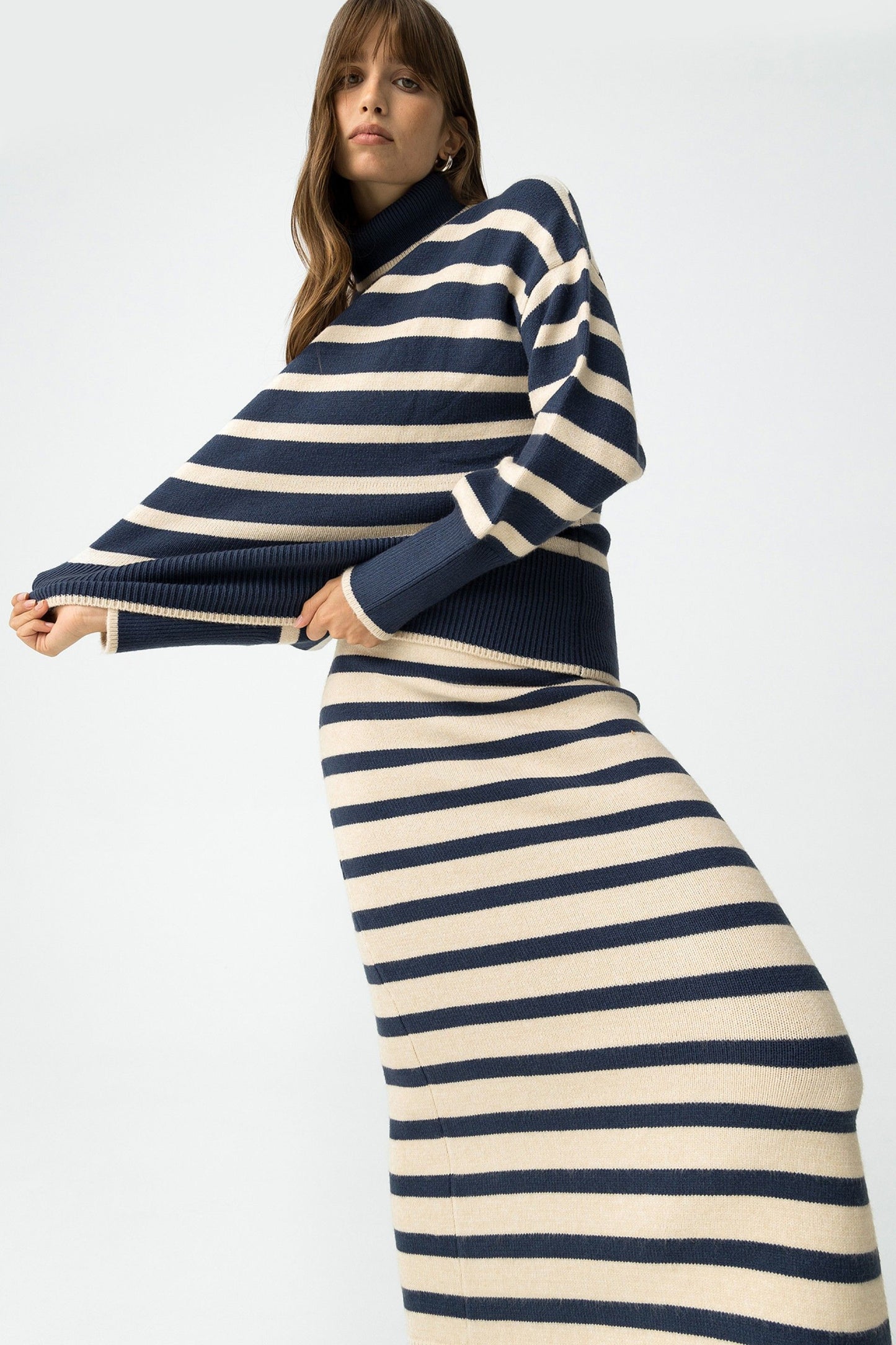 'Circe' Relaxed Fit Jumper - Moonlight Blue