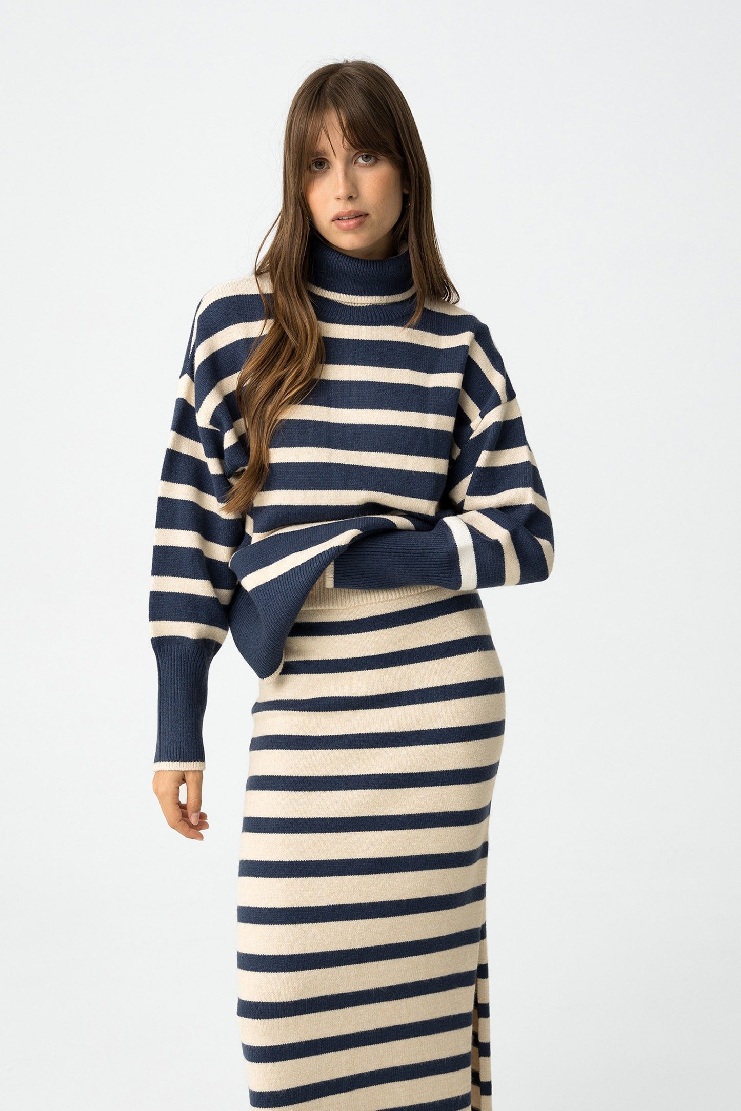 'Circe' Relaxed Fit Jumper - Moonlight Blue