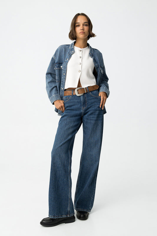'Bonnye' Wide Leg Jean