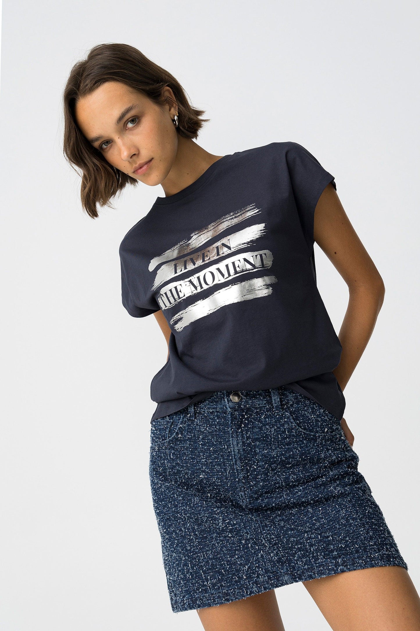 'Madrid' T-Shirt - Lyons Blue