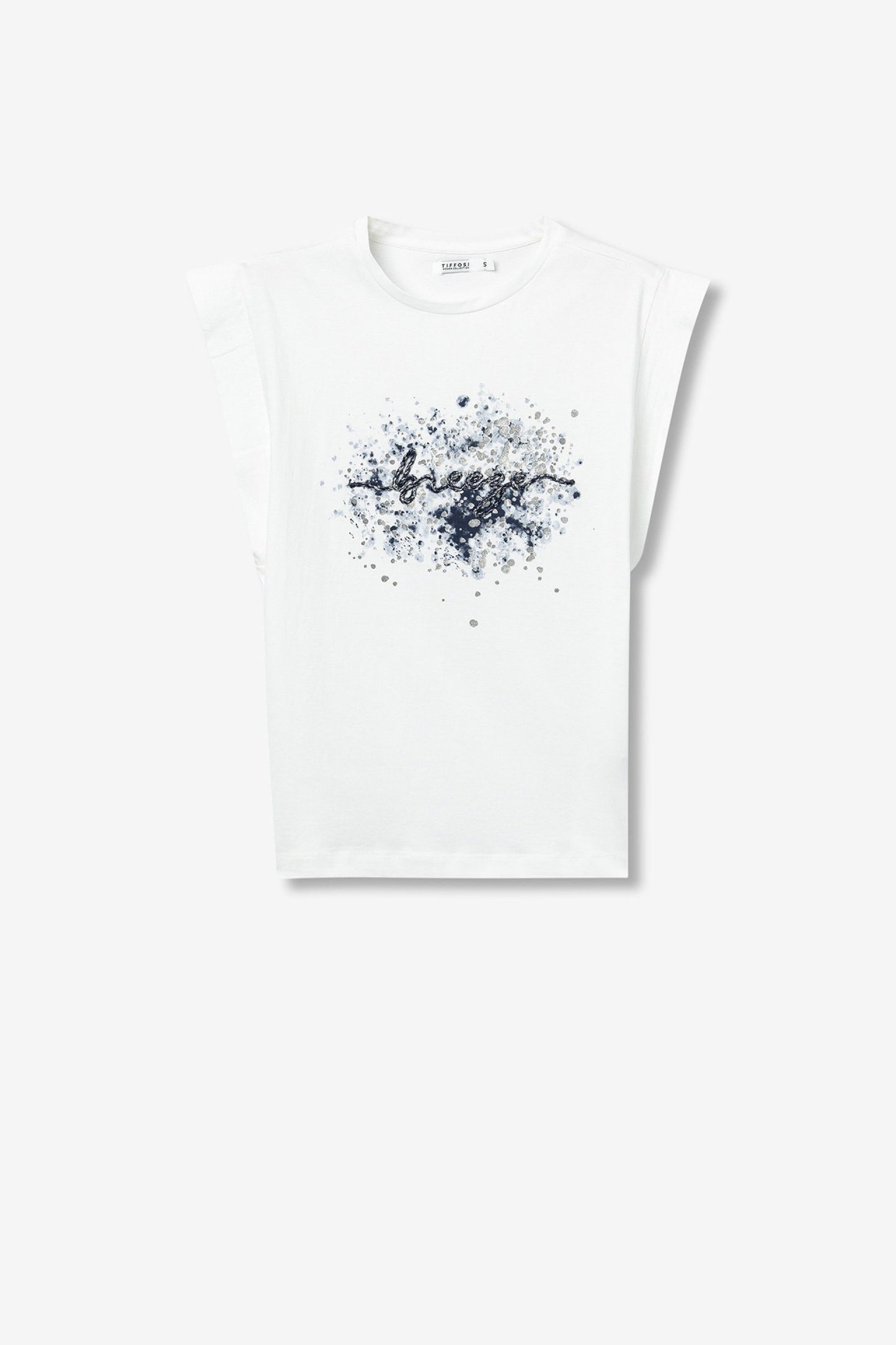 'Indigo' T-Shirt - White