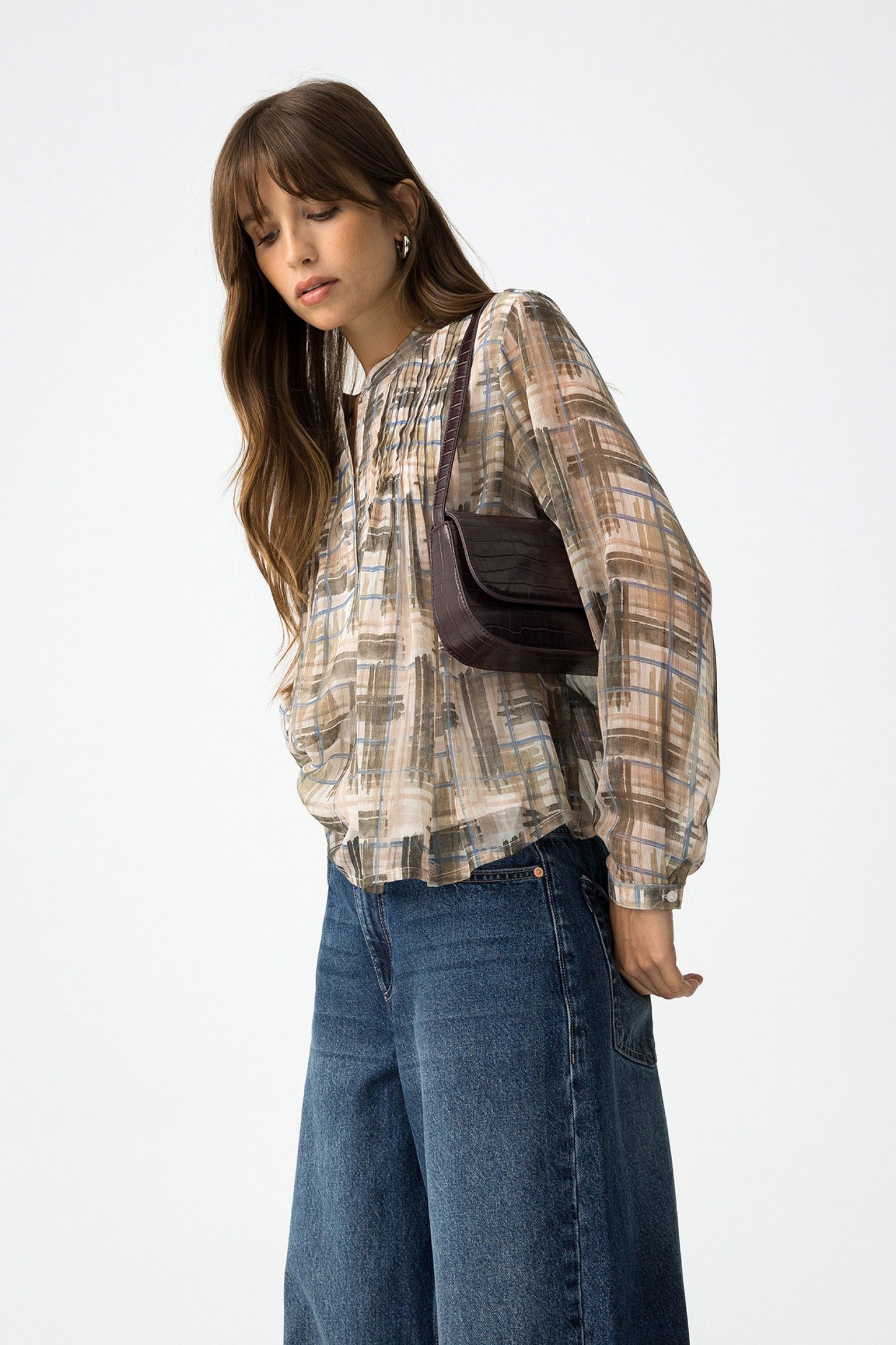 'Carmilde' Blouse - Tannin