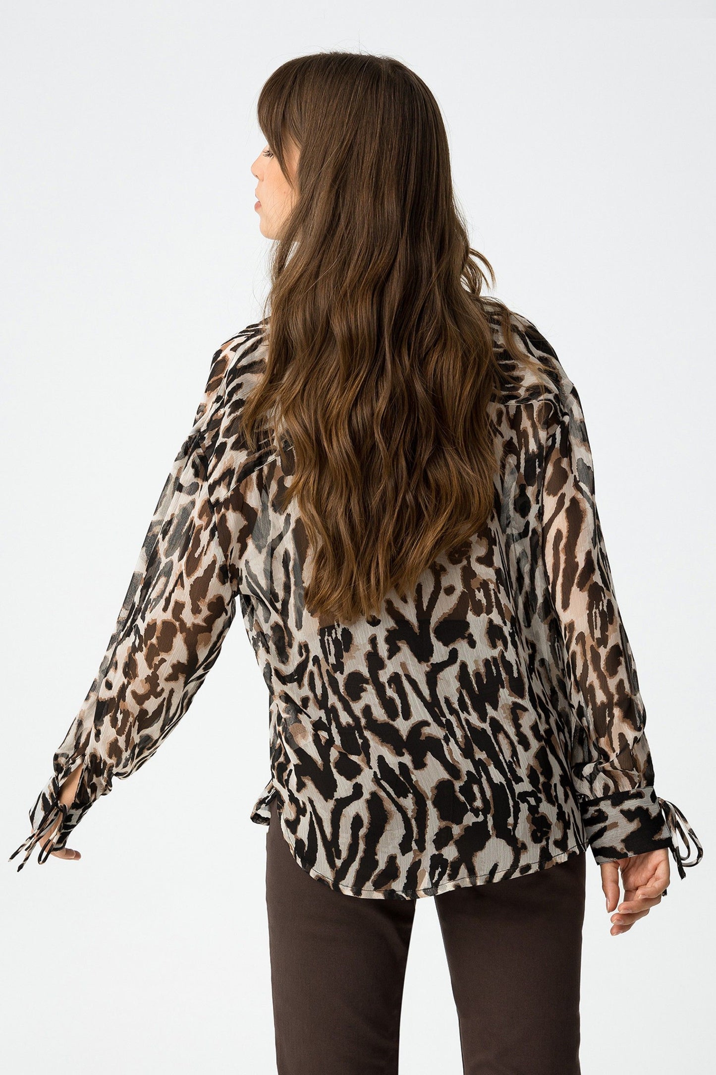 'Timber' Long Sleeve Shirt - Leopard