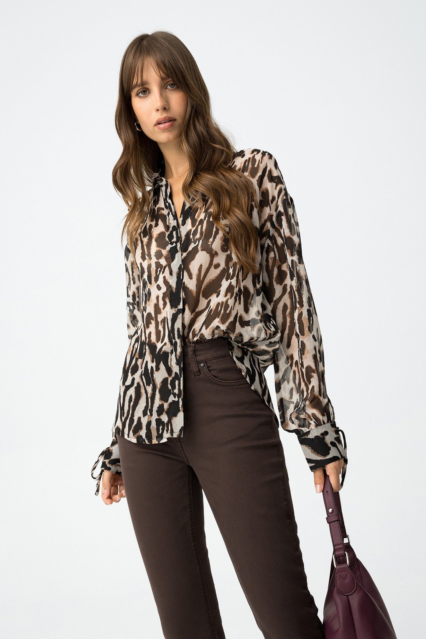 'Timber' Long Sleeve Shirt - Leopard