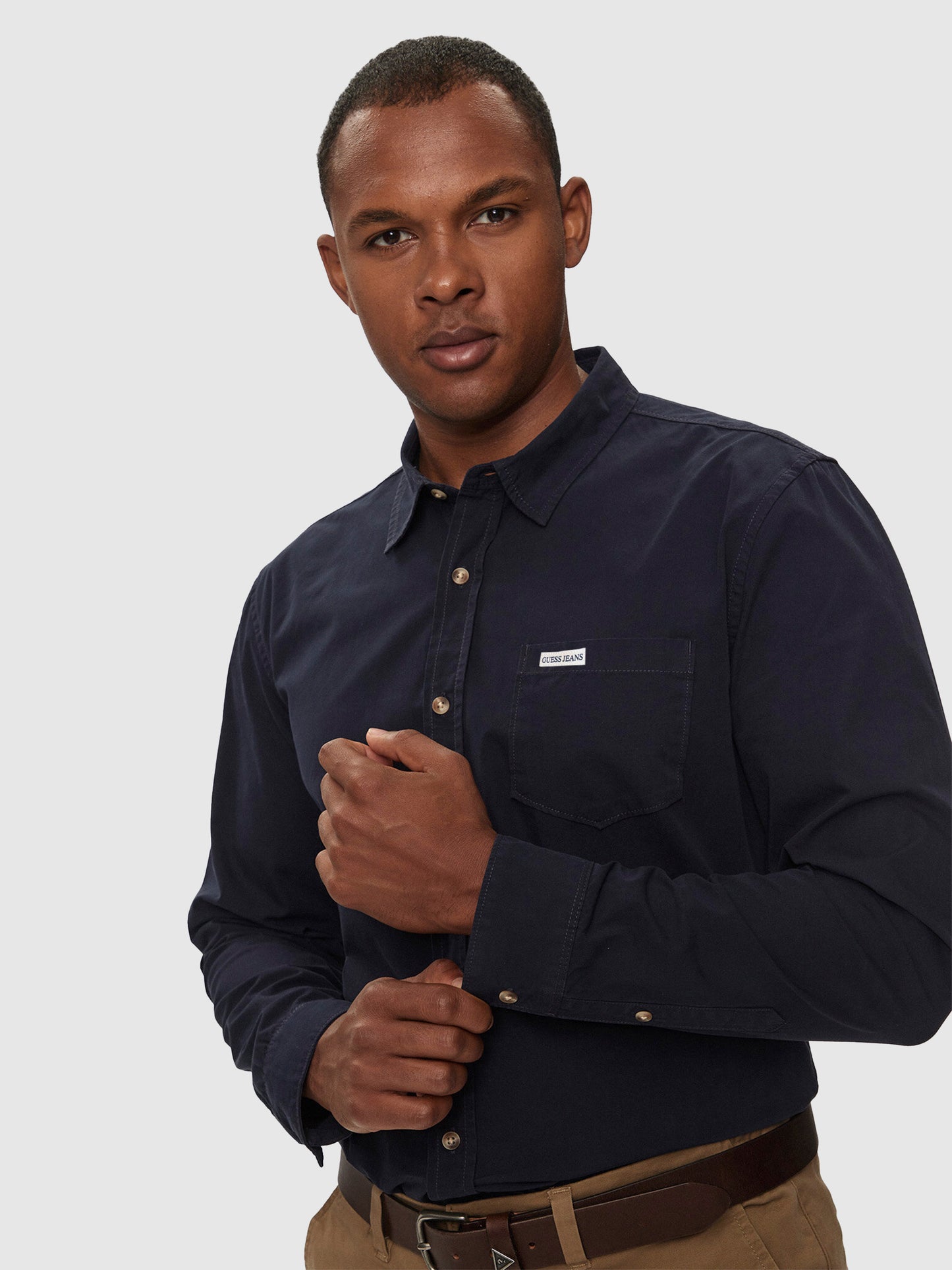 Slim Pocket Shirt - Dark Navy