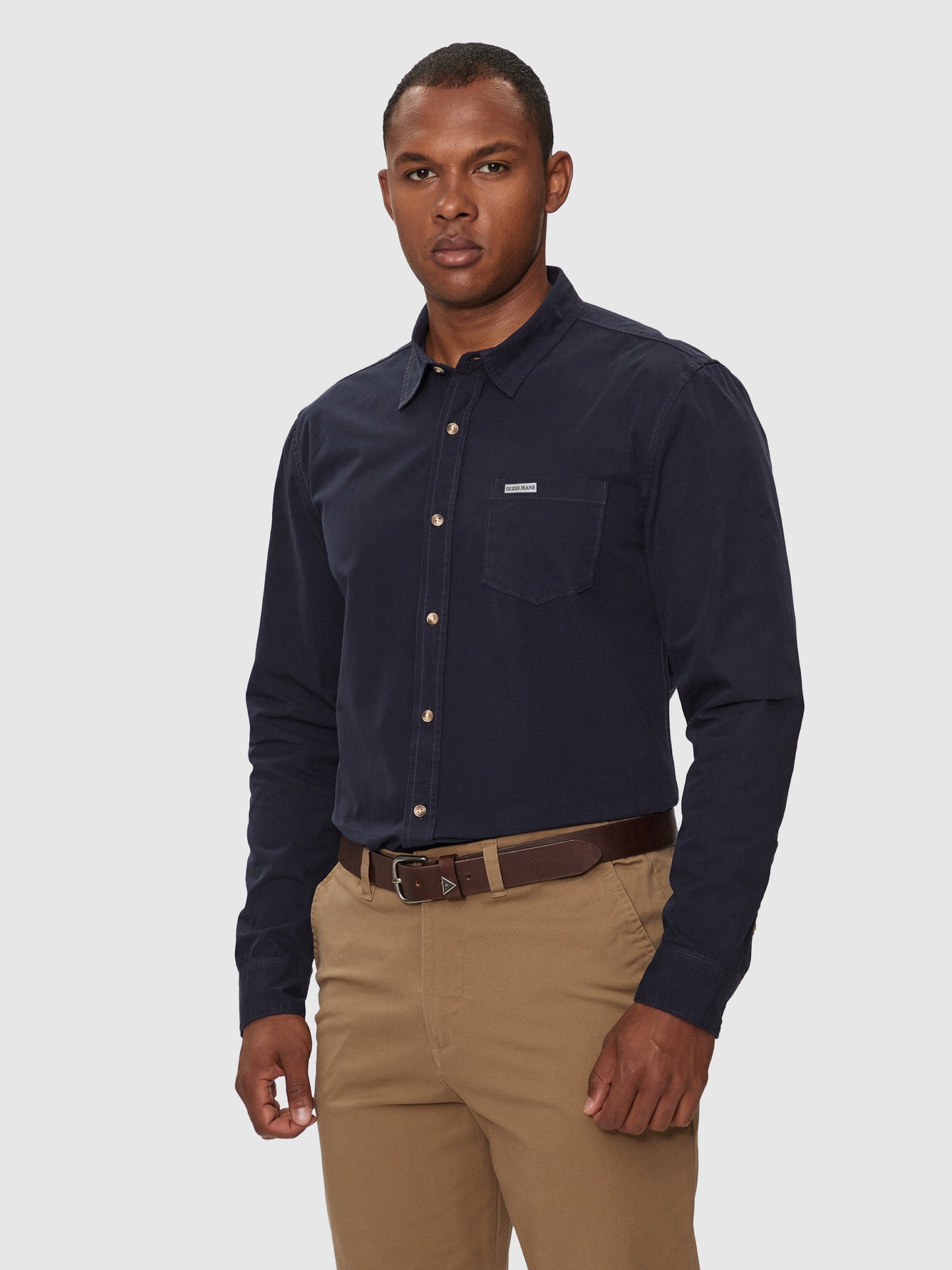 Slim Pocket Shirt - Dark Navy