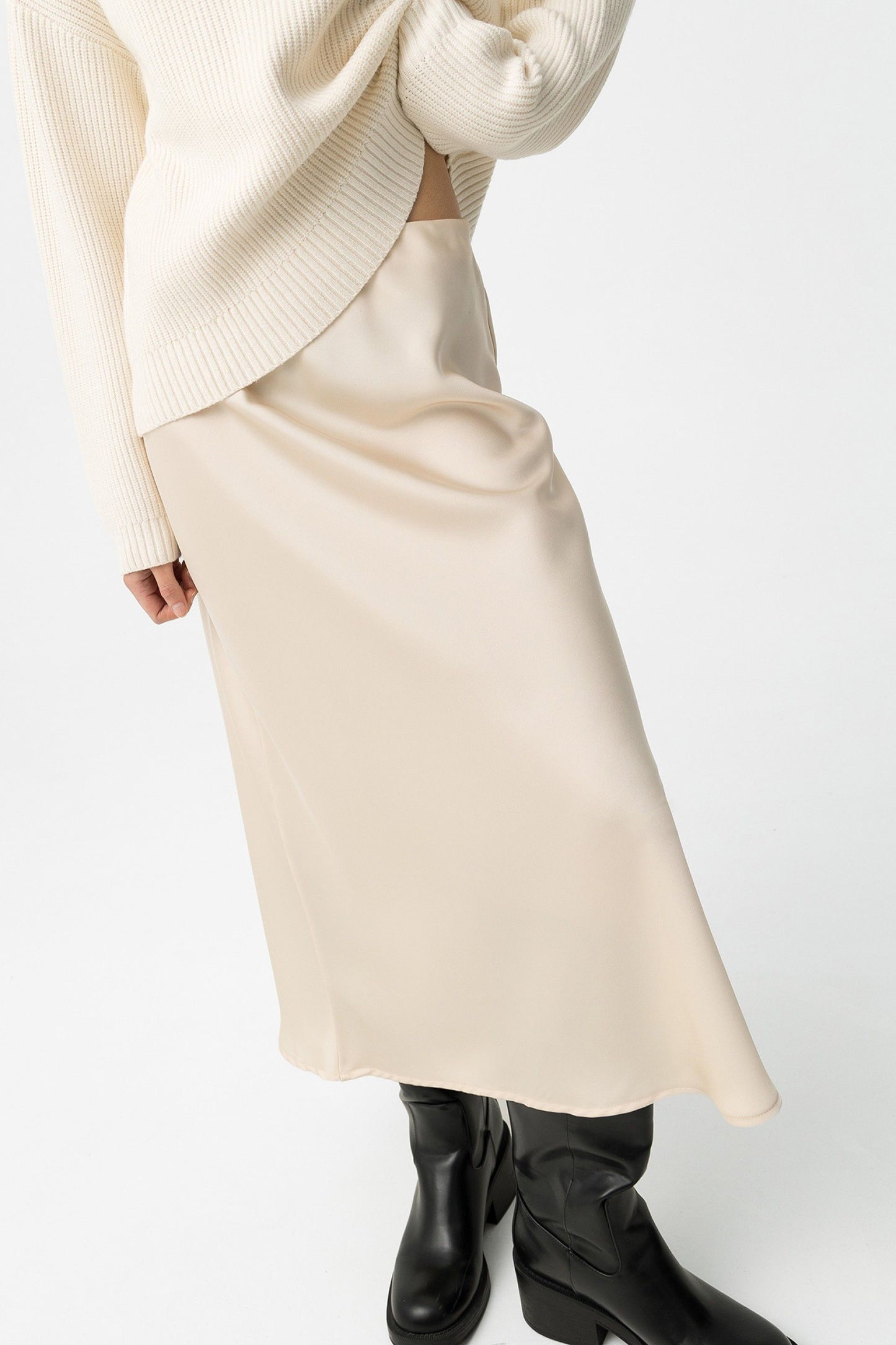 'Kansas' Skirt - Champagne