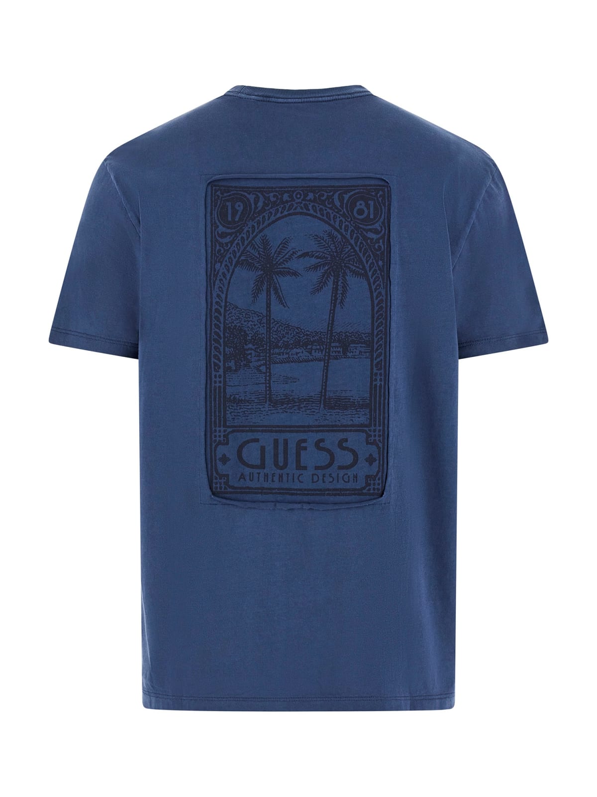 Paradise Printed Short Sleeve T-Shirt - Navy