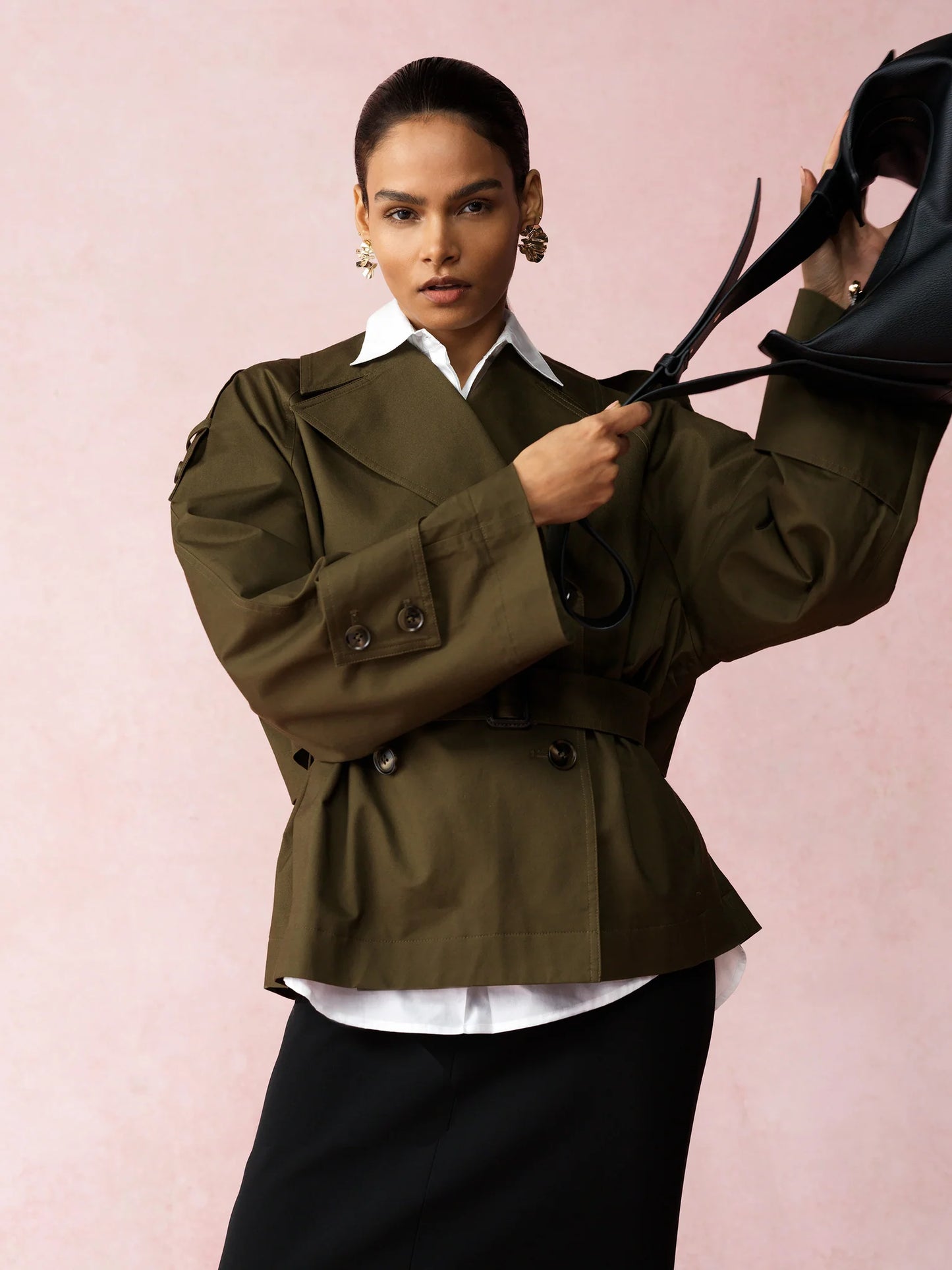Denby Trench Coat - Khaki