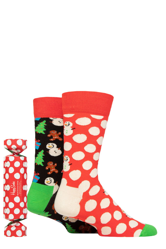 Happy Socks Snowman Cracker Gift Set - 2PK