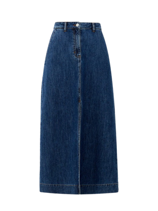 Denver Midaxi Skirt - Vintage Denim