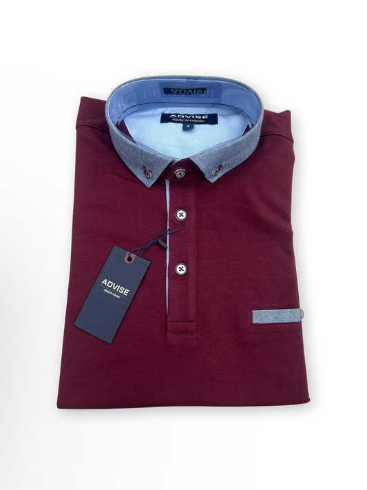 Advise 298 Polo - Burgundy