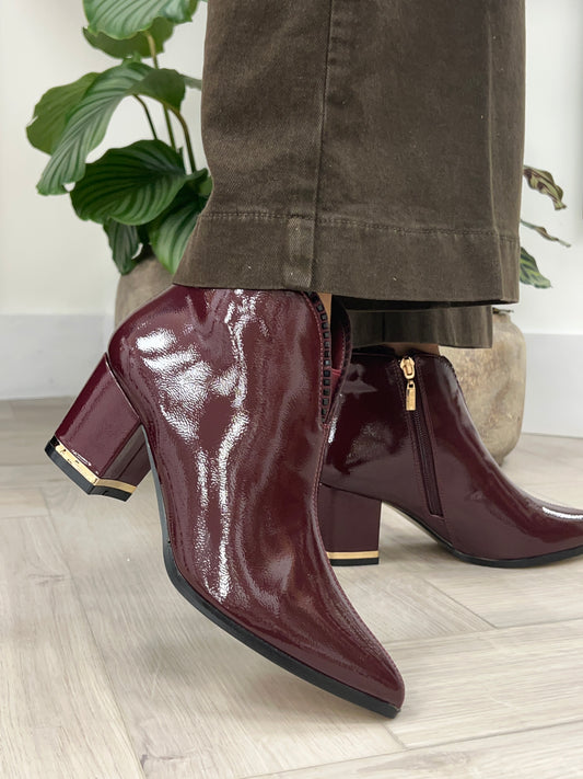 Kate Appleby ‘Bethesda’ Ankle Boot - Damson