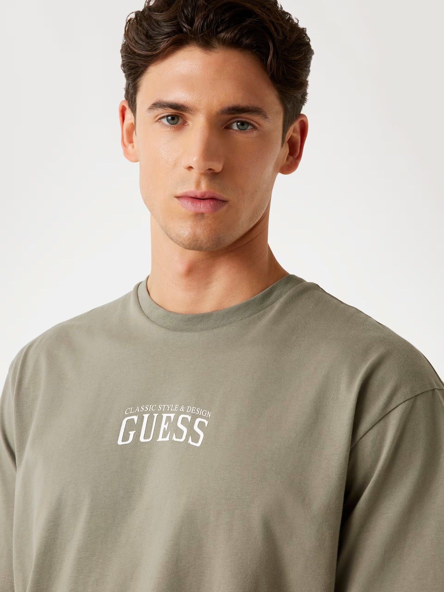 Embroidered Logo T-Shirt - Olive Green