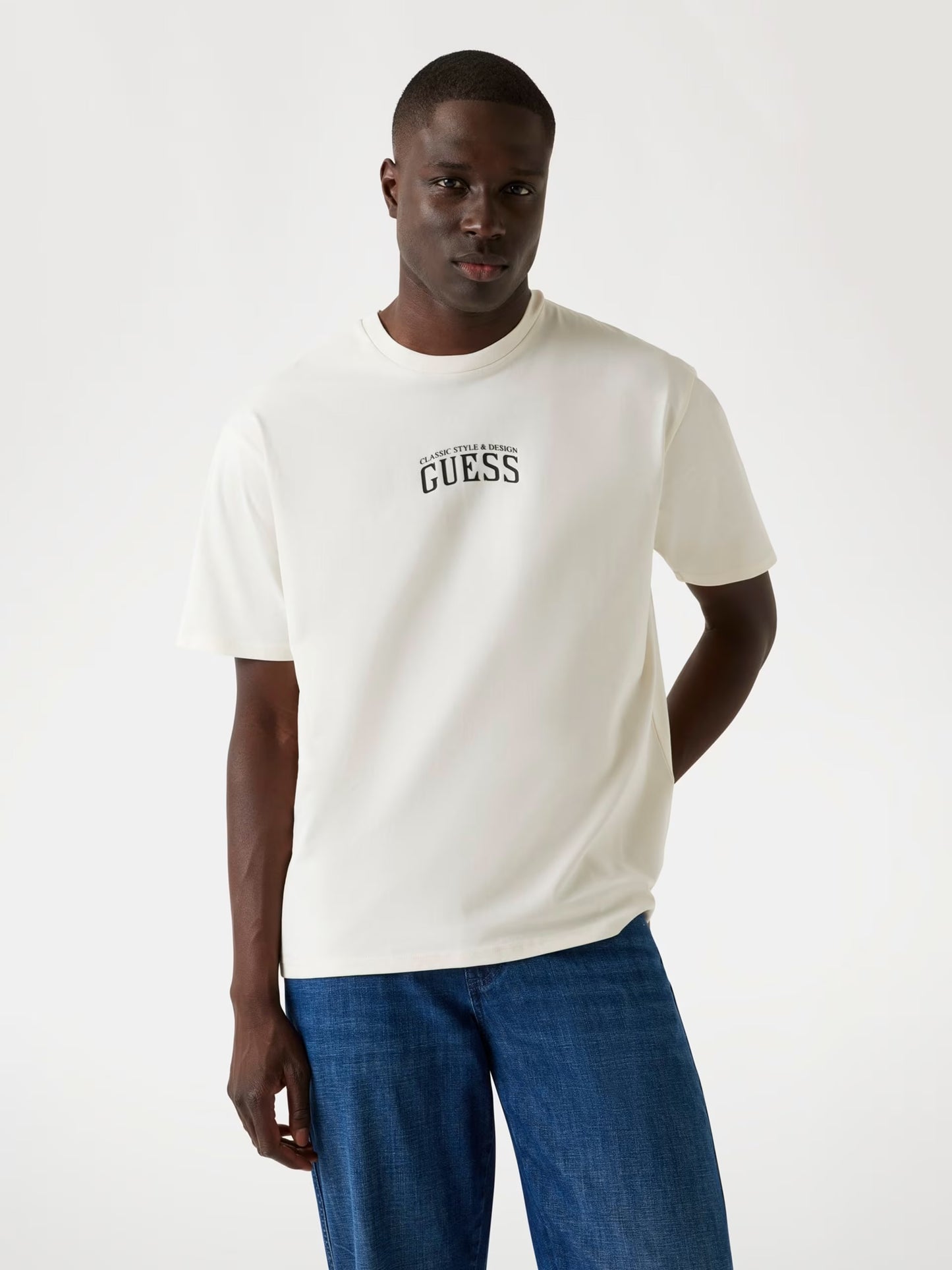 Embroidered Logo T-Shirt - Multi Beige