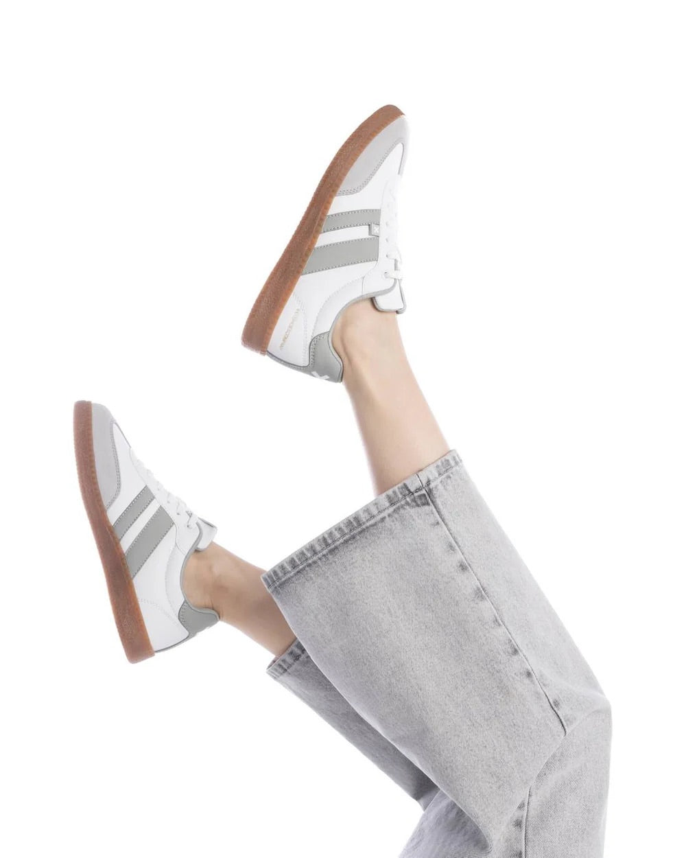 XTI Double Stripe Trainer - Khaki 143485