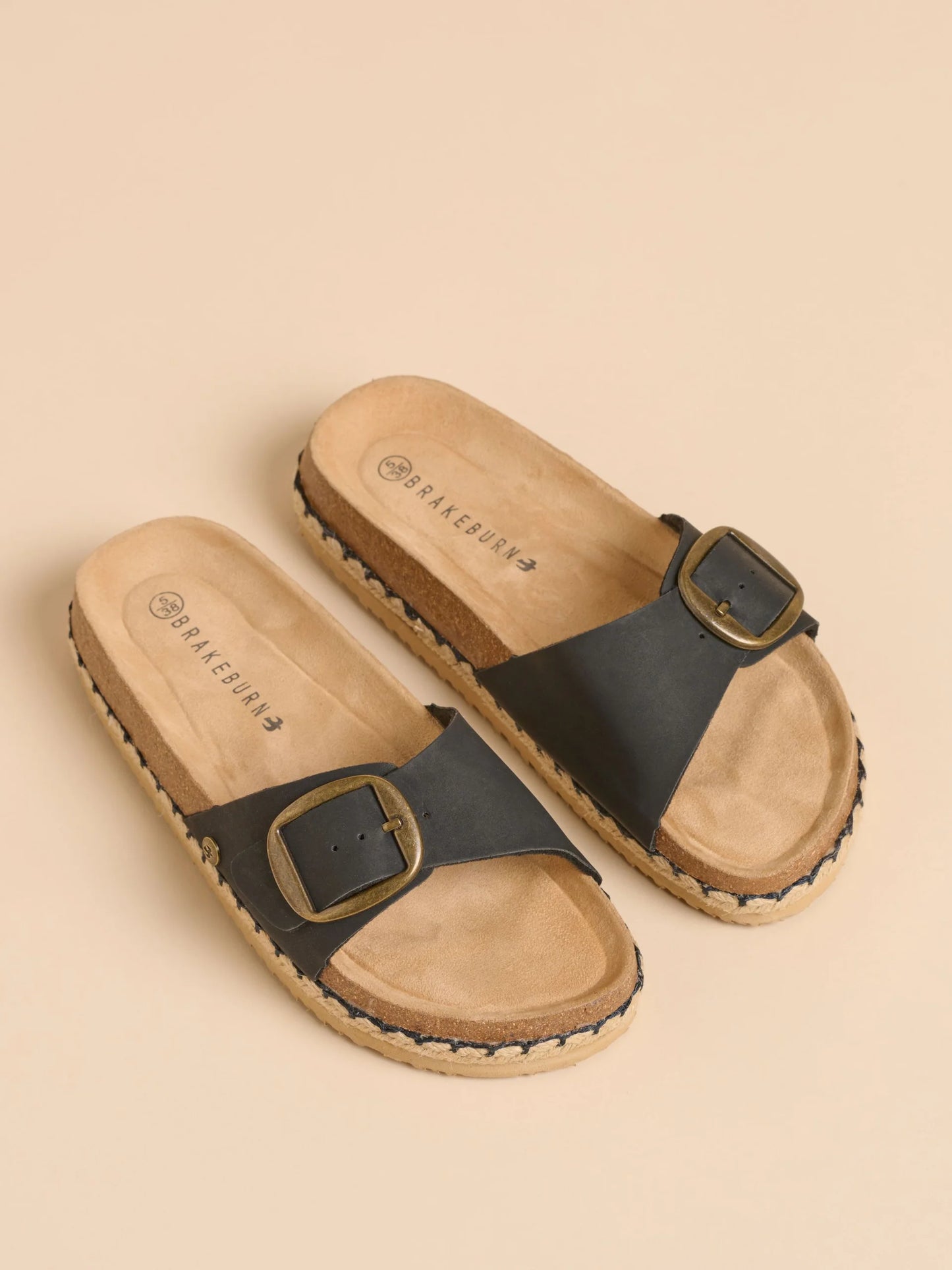 Black Strap Sandals