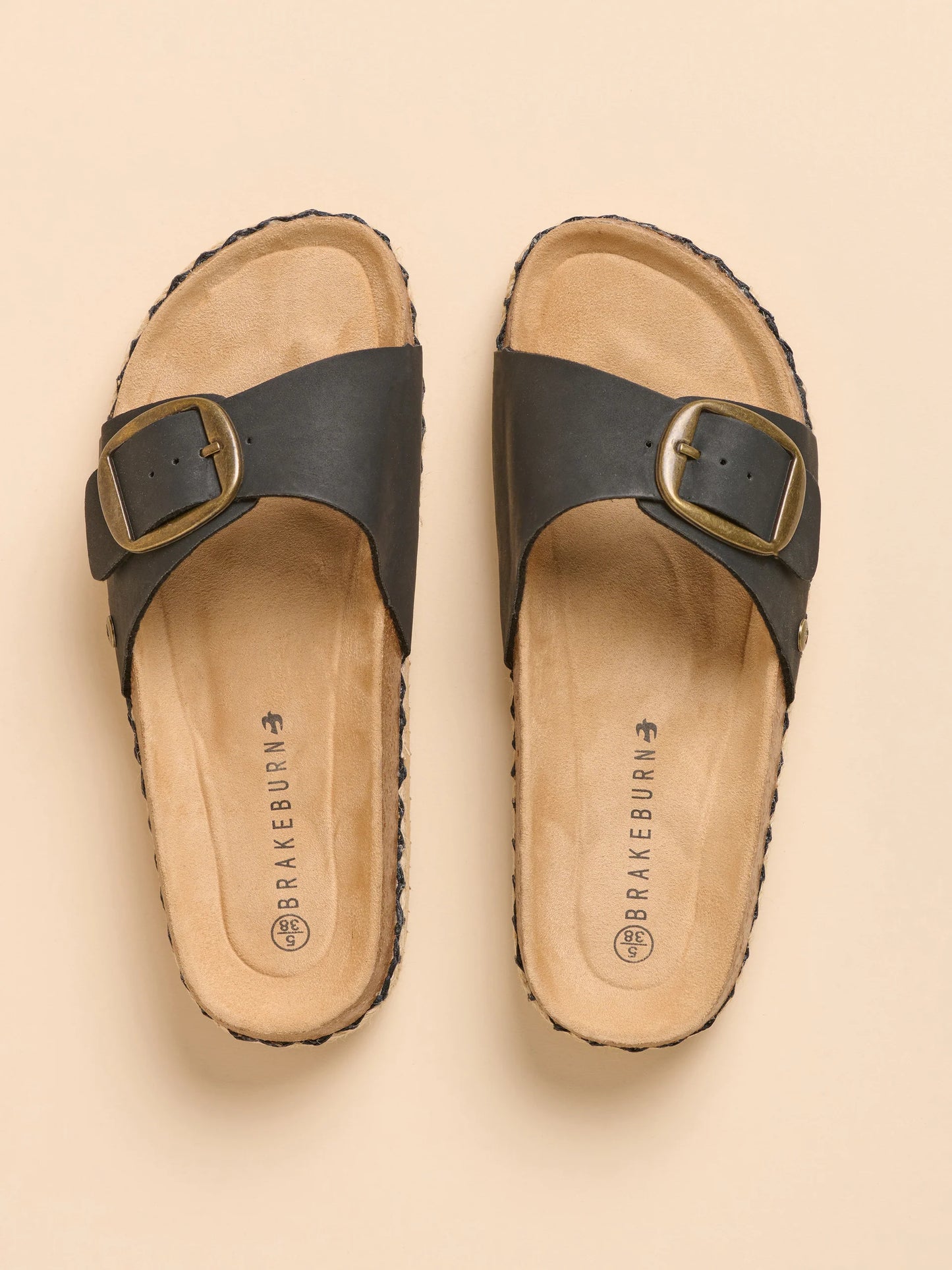 Black Strap Sandals