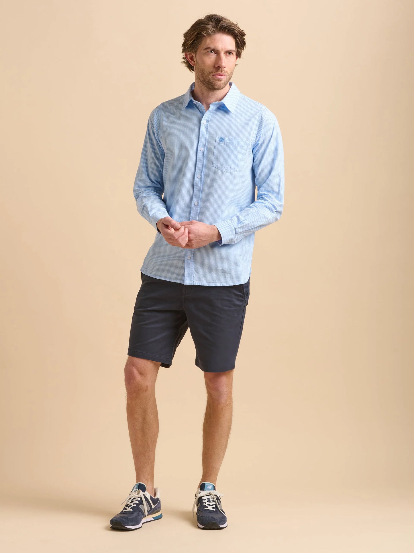 Blue Gingham Shirt