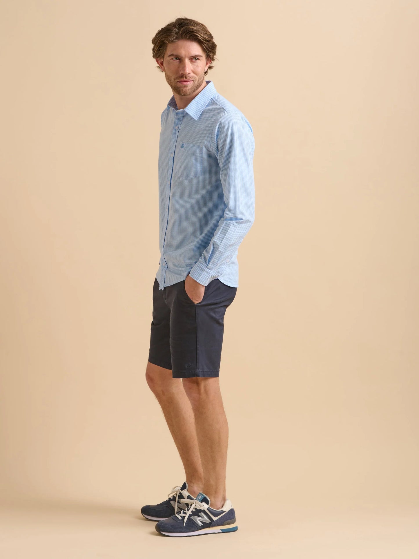 Blue Gingham Shirt