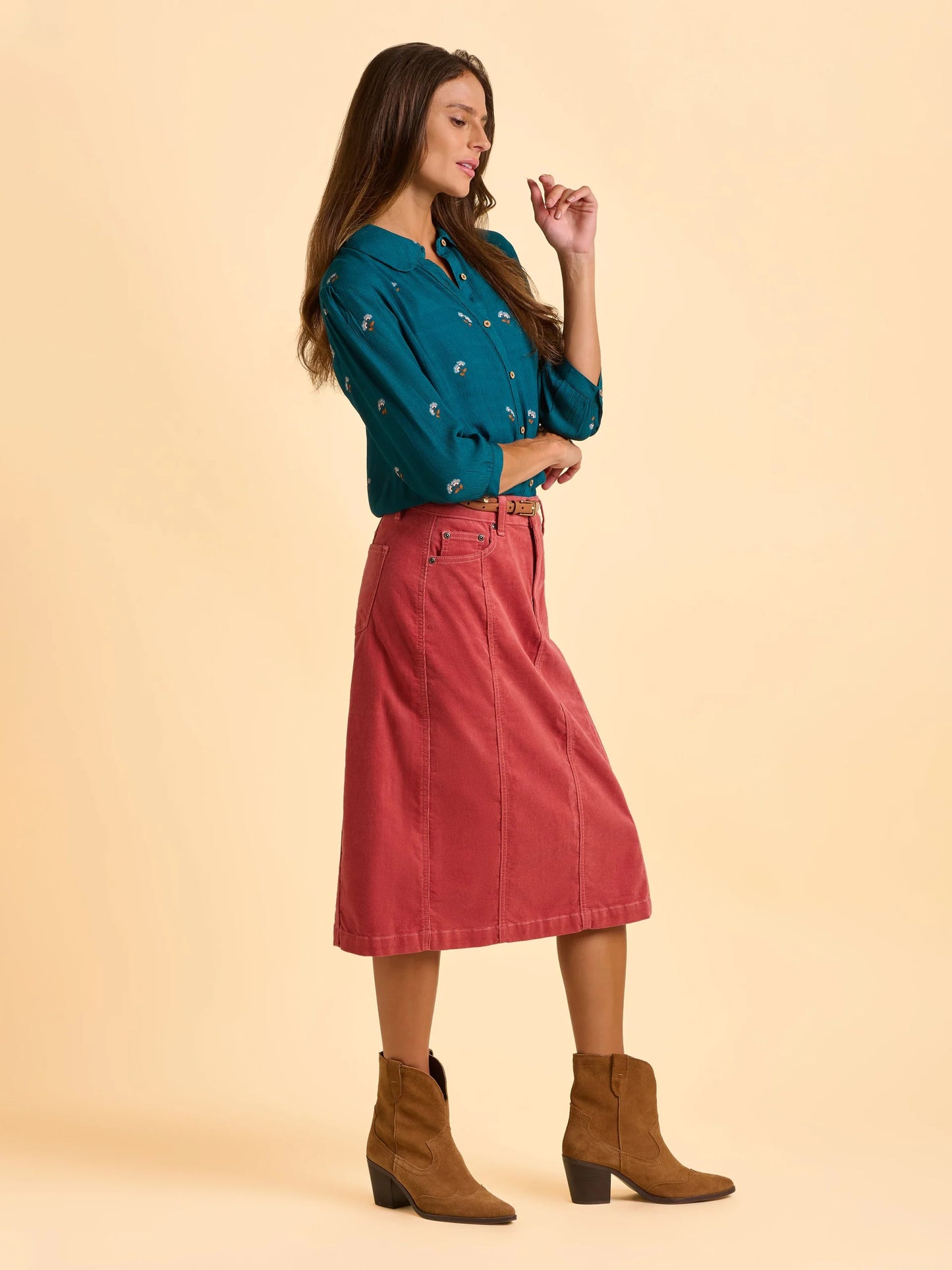 Brooke Blouse - Teal
