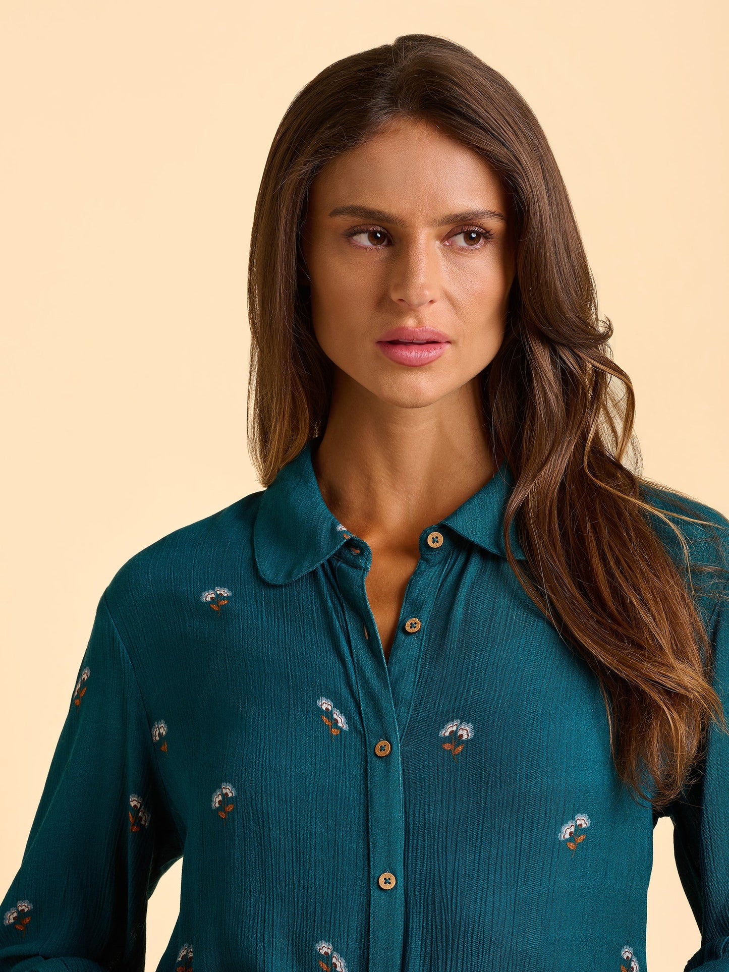 Brooke Blouse - Teal