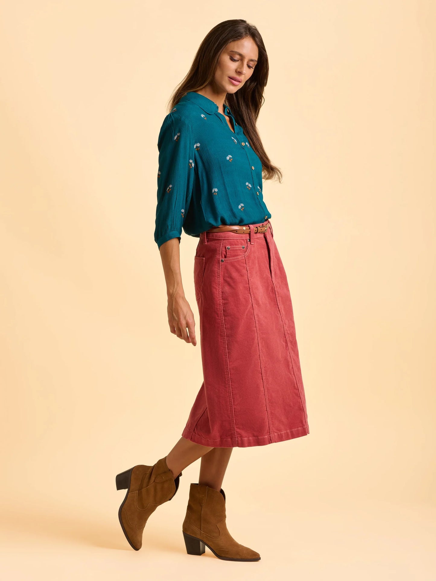 Brooke Blouse - Teal