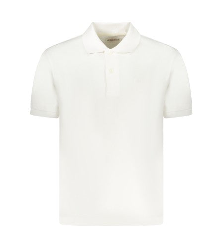 Embroidered Logo Classic Polo - White