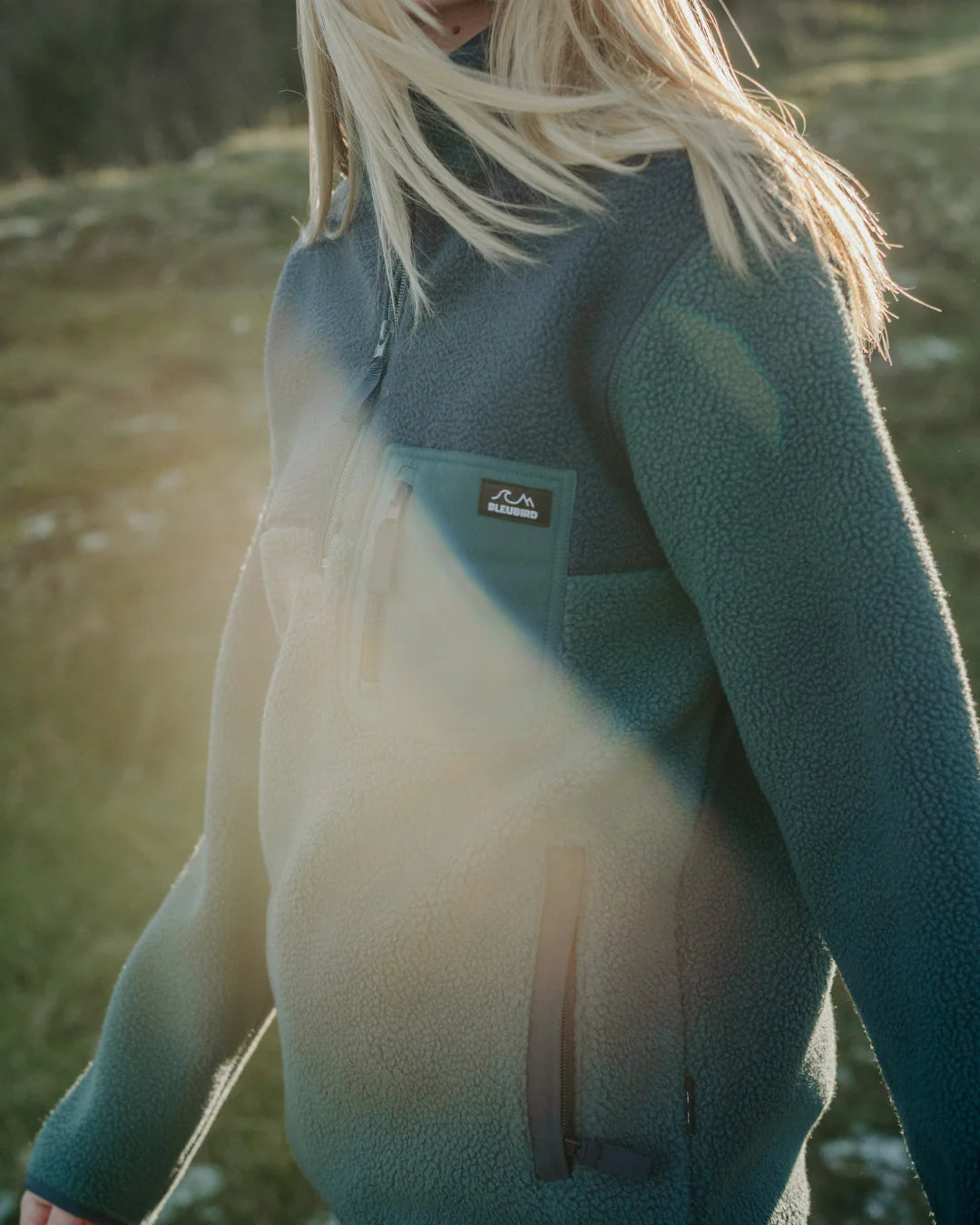 Polar 1/4 Zip Fleece - Teal