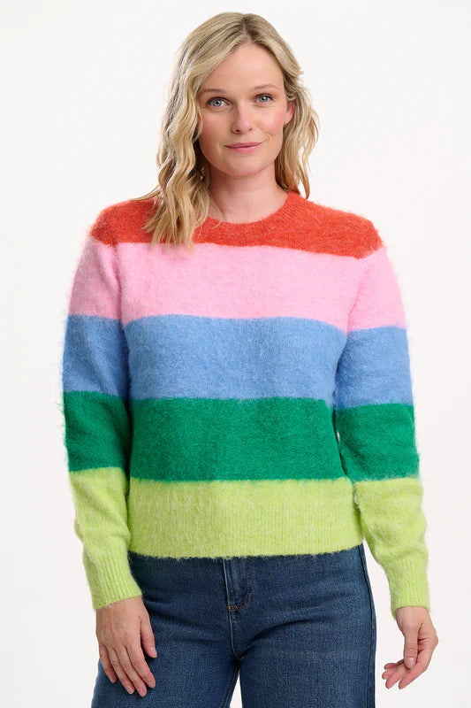 Dayna Jumper - Multi, Rainbow Stripes