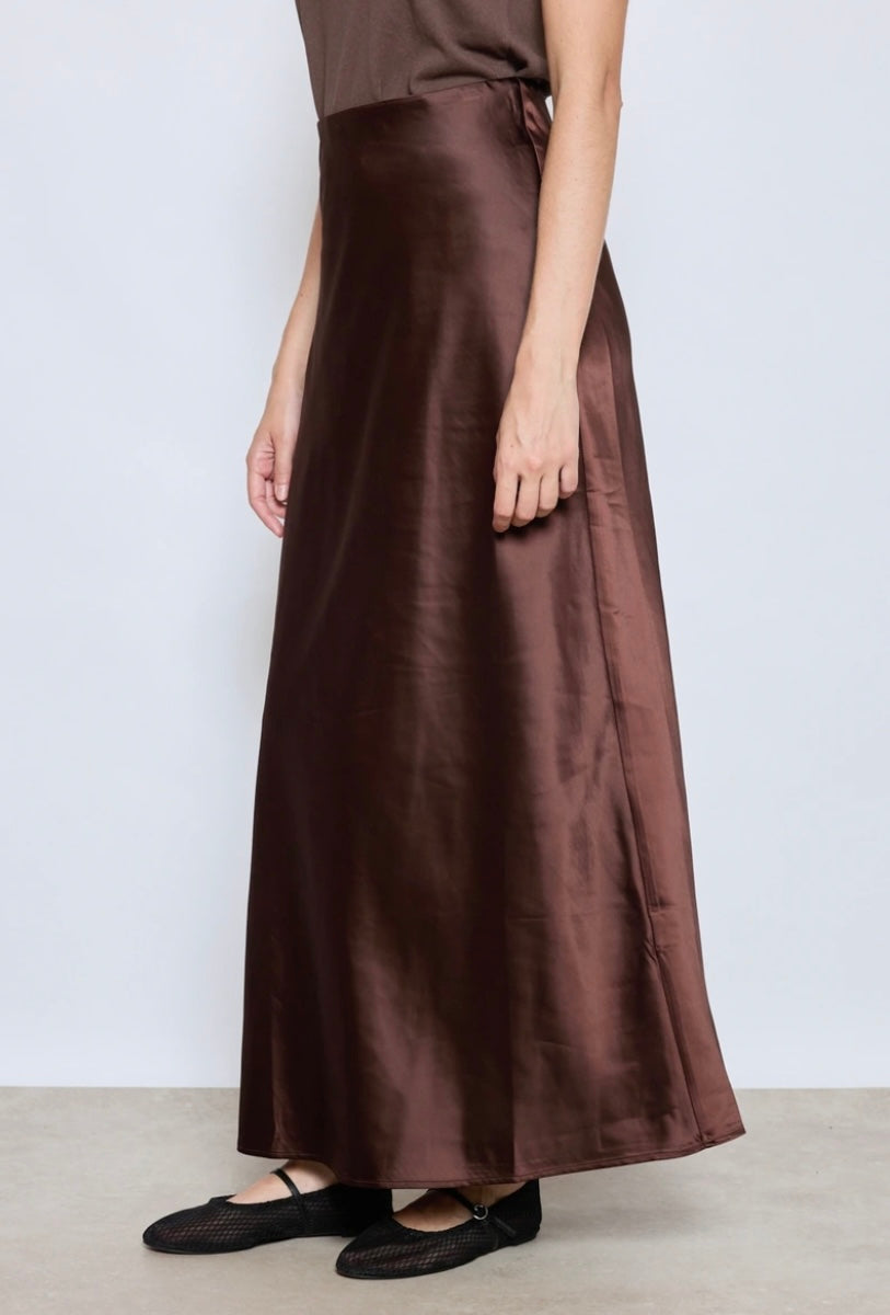 Evie Skirt - Chocolate Brown