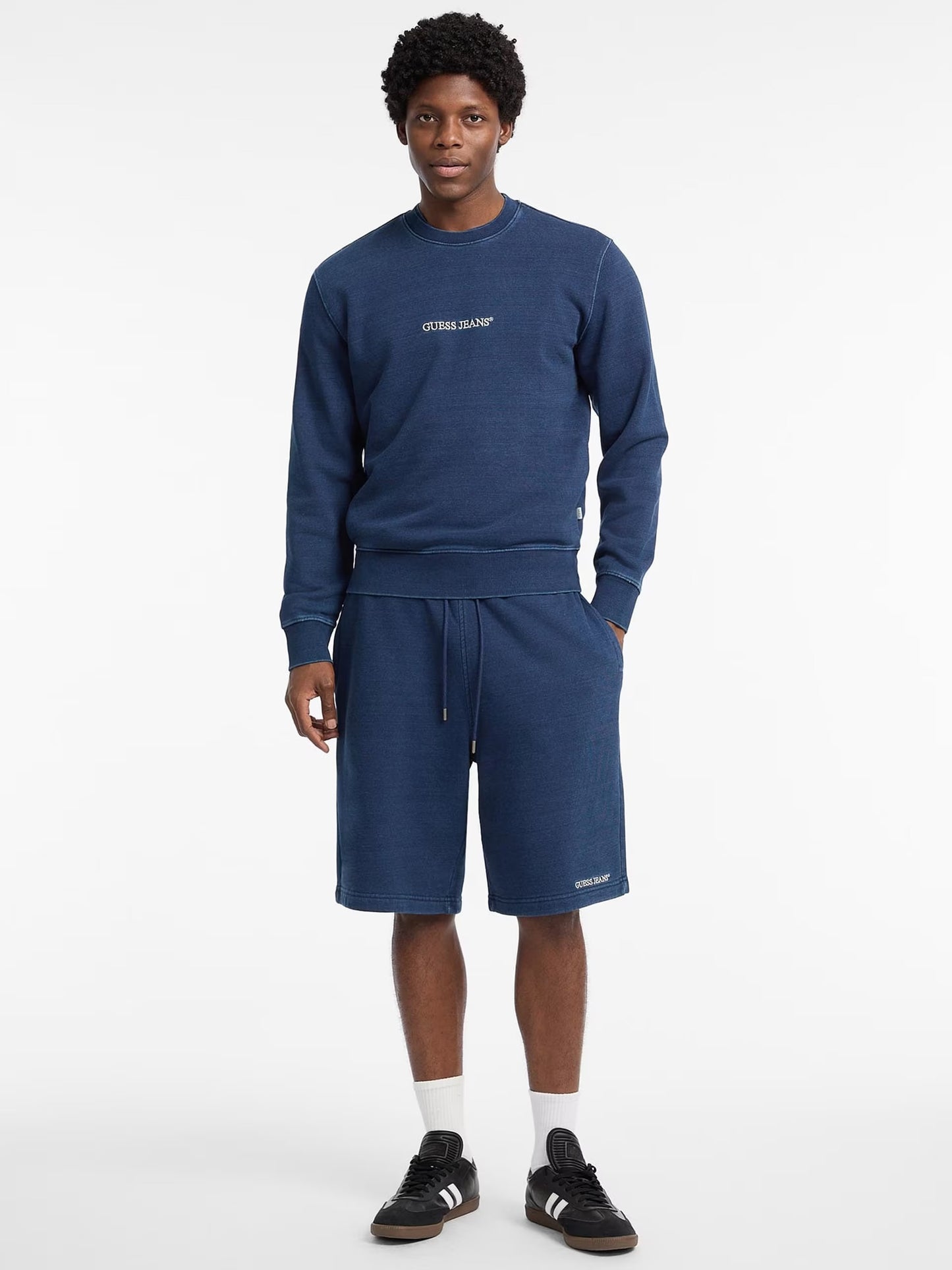 Embroidery Logo Sweater - Blue