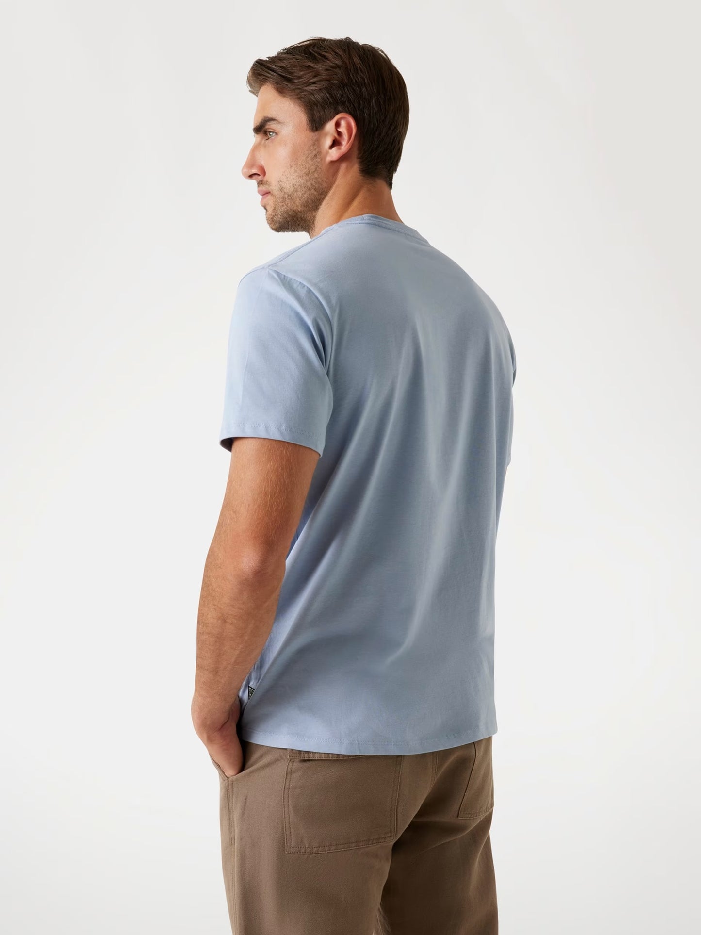 Embroidered Logo T-Shirt - Light Blue