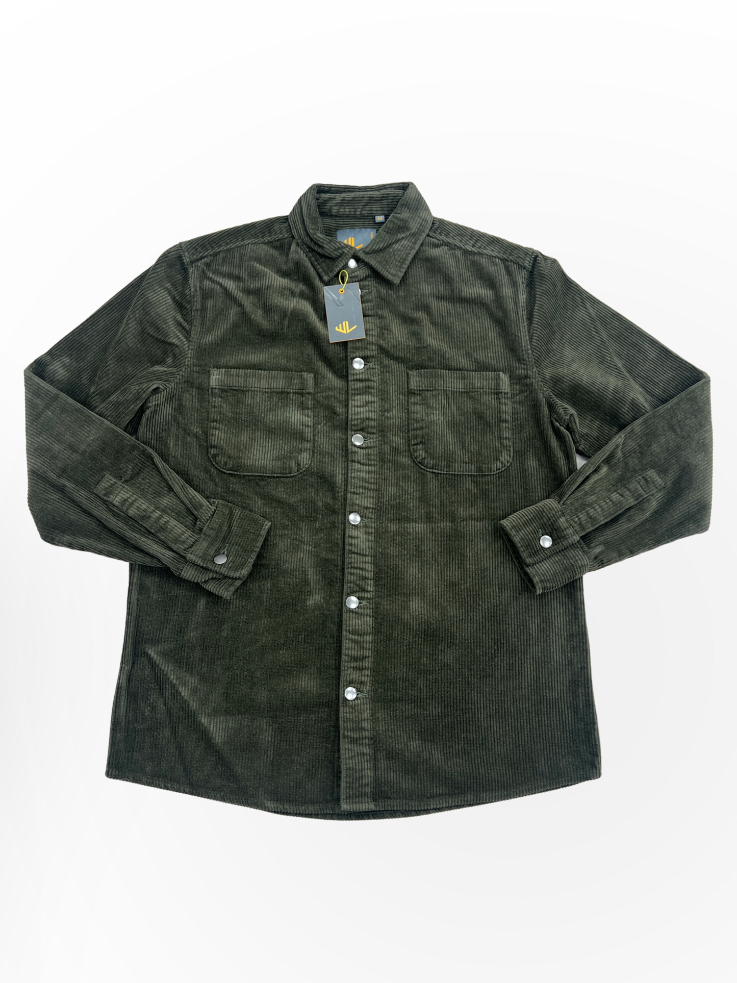 Cohen Cord Overshirt - Khaki