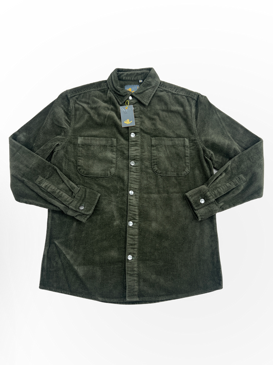 Cohen Cord Overshirt - Khaki