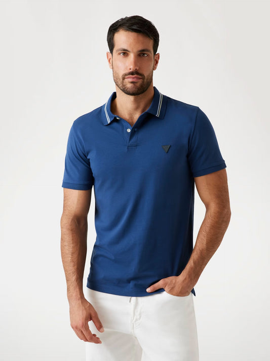 Nolan Slim-Fit Polo Shirt - Navy Blue