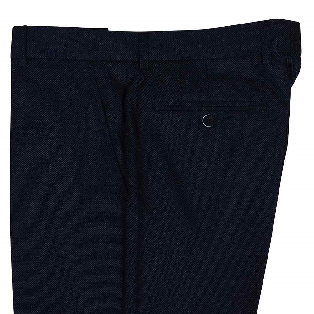 Tapered Fit Blue Birdseye M&M Trouser