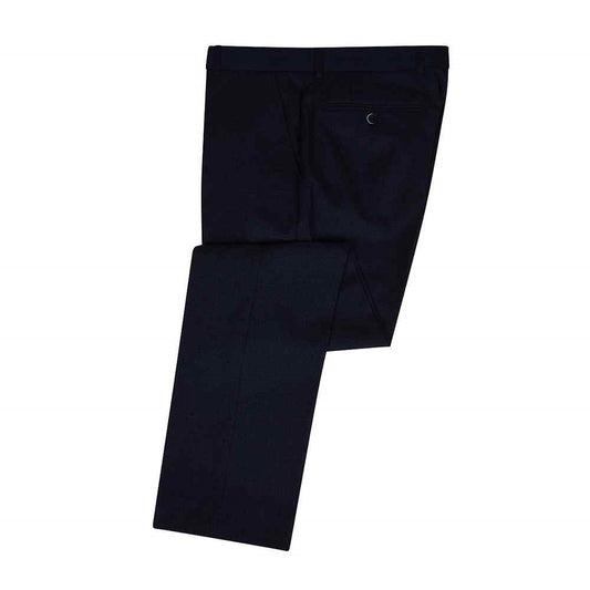 Tapered Fit Blue Birdseye M&M Trouser