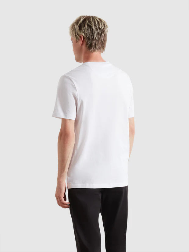 Danny Regular Fit Organic Cotton T-Shirt In White